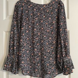LOFT Floral Blouse